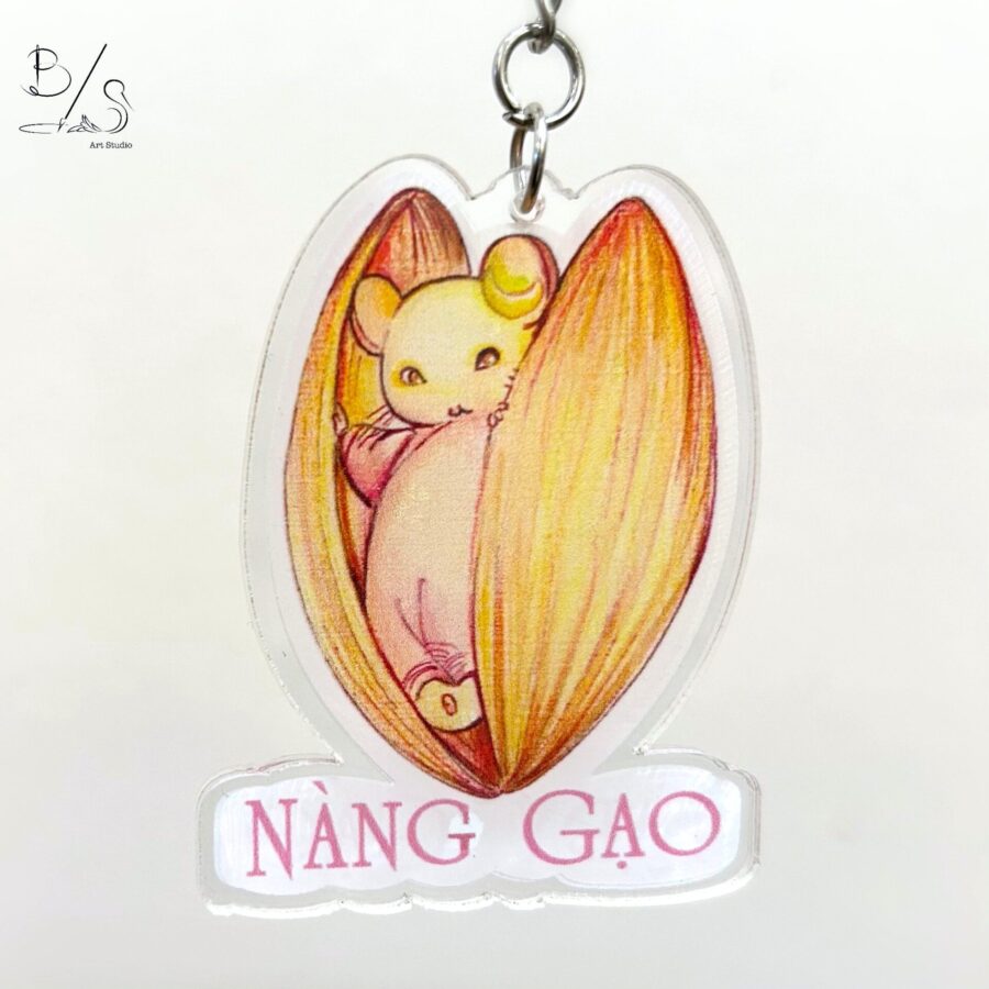 "LADY GẠO - Be Proud of your culture and Identity" Keychain